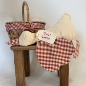 Handmade Memory Goose Gingham Gigi
