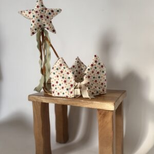 Handmade Star Crown & Wand Set